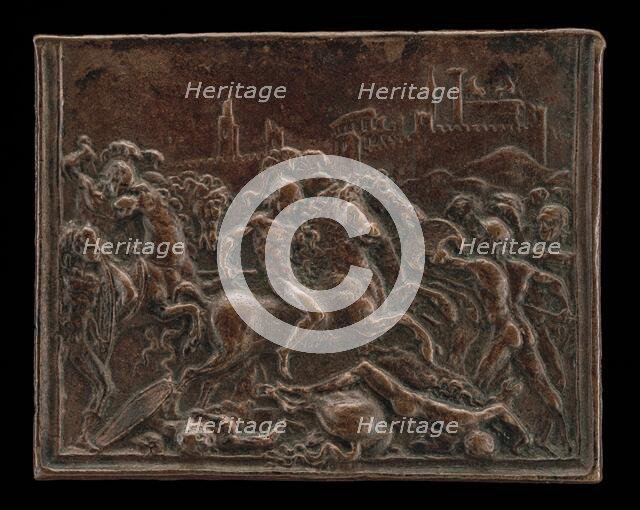 Coriolanus in Battle Before Rome. Creator: Master of Coriolanus.