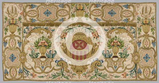 Embroidered Front of an Altar, 1600s - 1700s. Creator: Unknown.