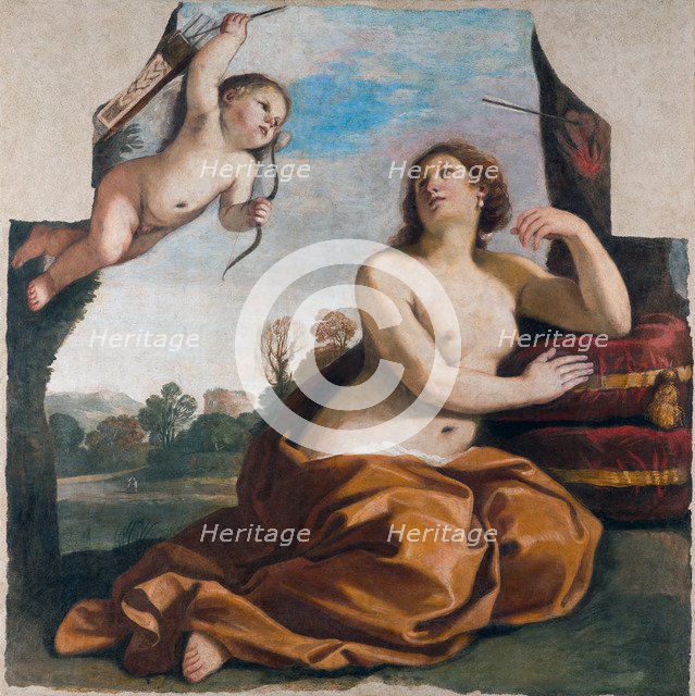 Venus and Amor, 1632.