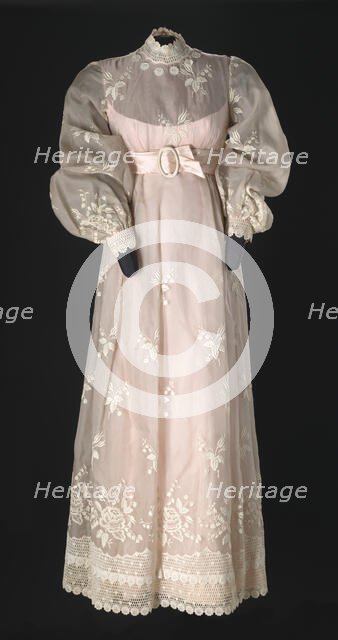 Dress worn by Diahann Carroll on the television show Julia, 1968-1971. Creator: William Travilla.