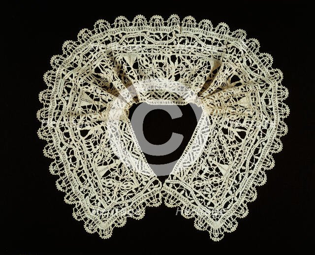 Collar (Made from Border), Italy, 1575/1625. Creator: Unknown.