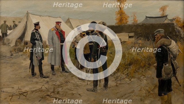 Scene from the Russo-Japanese war.