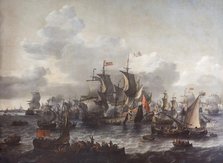 The Battle of the Zuider Zee, 1573, 1663. Creator: Jan Theunisz. Blanckerhoff.