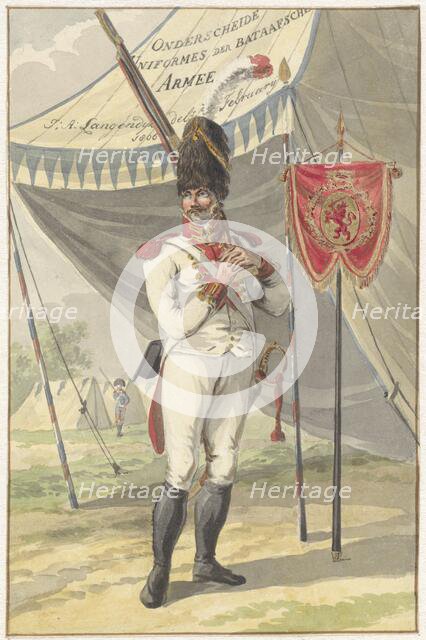 Grenadier of the Guard of his Exellence of the Grand Pensionary, 1806. Creator: Jan Antony Langendijk.
