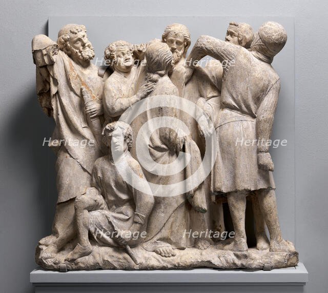 Relief of the Betrayal and Arrest of Jesus, French, 1264-88. Creator: Unknown.
