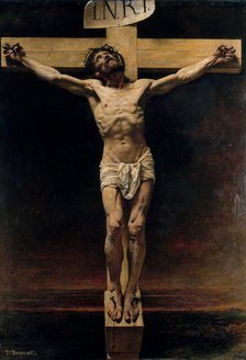Le Christ en croix, 1874. Creator: Leon Joseph Florentin Bonnat.