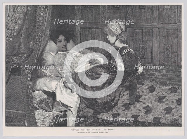 Always Welcome, from "Illustrated London News", May 19, 1888. Creator: William Biscombe Gardner.