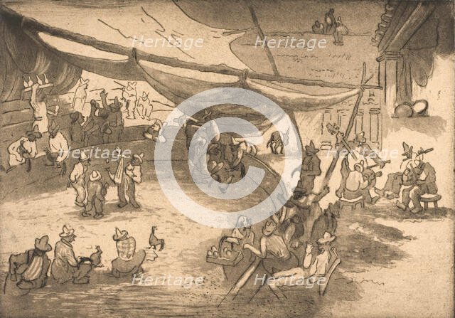 Matching and Weighing the Birds, 1928. Creator: George Overbury Hart.