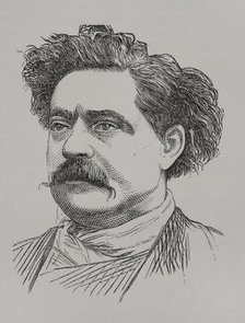 Portrait of Frédéric Cournet, French journalist who worked for the newspaper "Le Réveil", 1871.  Creator: Unknown.