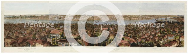 Panorama of Constantinople. Artist: Barker, Henry Aston (1774-1856)