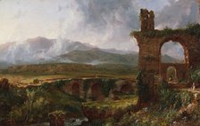 A View near Tivoli (Morning), 1832. Creator: Thomas Cole.