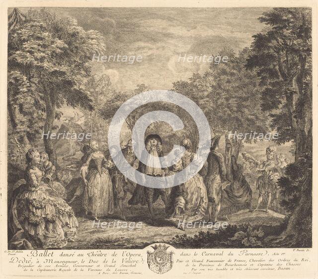 Ballet at the Opera, 1761. Creator: Pierre François Basan.