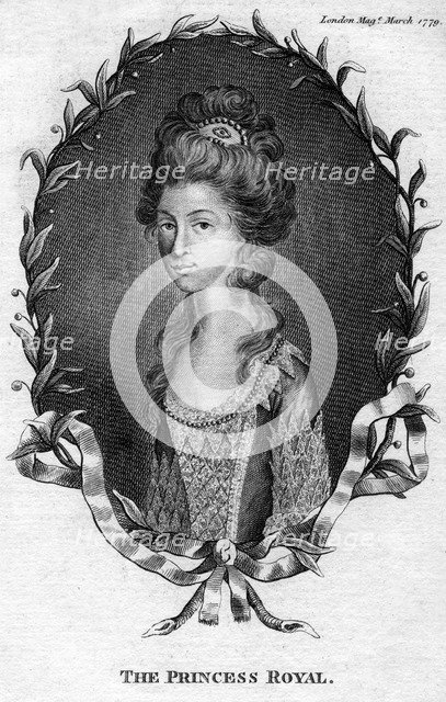 The Princess Royal, 1779. Artist: Unknown