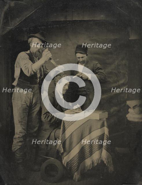 The Hold-Up, 1880s. Creator: Unidentified Photographer.