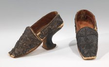 Slippers, European, 1675-1710. Creator: Unknown.