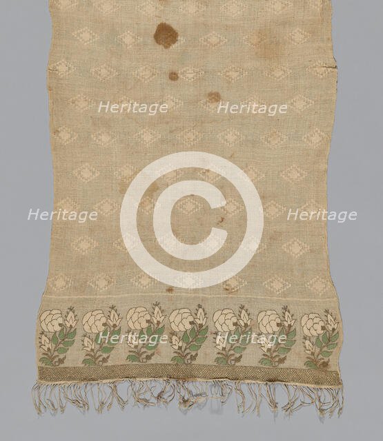 Towel, Turkey, 19th century. Creator: Unknown.