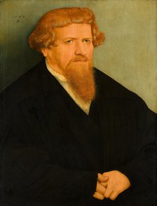 Portrait of a Man with a Red Beard, 1548. Creator: Lucas Cranach the Younger.