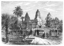 Western façade of the Temple of Ongou Wat, Cambodia, 1868. Creator: Unknown.