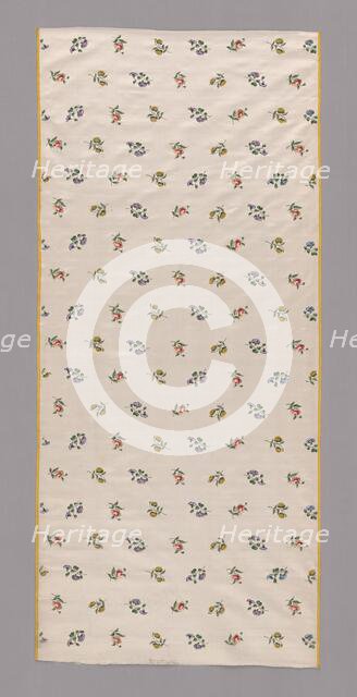 Panel (Dress Fabric), China, Qing dynasty (1644-1911), 1776/1800. Creator: Unknown.