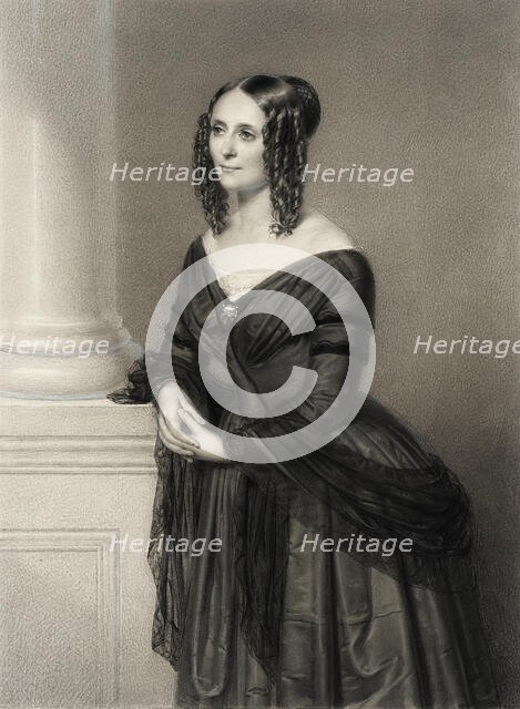 Portrait of a Woman, 1846. Creator: Paul Burde.