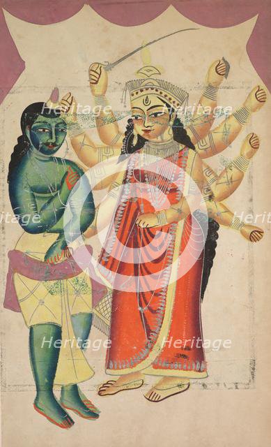 Durga, 1800s. Creator: Unknown.