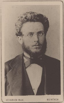 Portrait of Edmund Naumann (1854-1927), 1872. Creator: Photo studio Heinrich Max, Munich  .