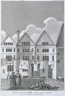 Coleman Street, London, 1823. Artist: Anon