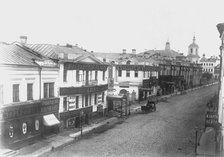 The revenue house of Prince Gagarin at Kuznetsky Most in Moscow, 1880.