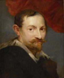Portrait of Jan Wildens (1586-1653) , c.1630. Creator: Anonymous.