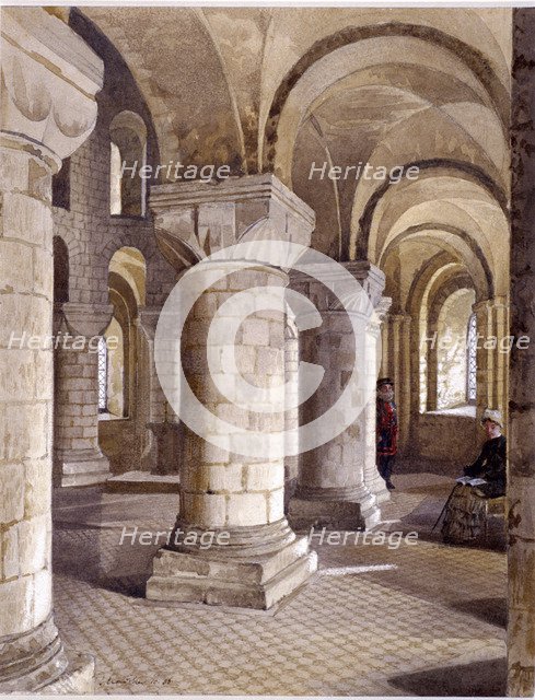 Tower of London, London, 1883. Artist: John Crowther