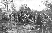 ''De L'Argonne aux Flandres; L'artillerie belge, le 28 septembre 1918, progressant..., 1918. Creator: Unknown.