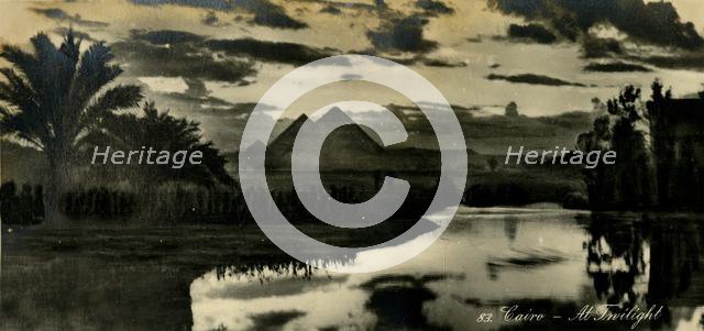 'Cairo - At Twilight', c1918-c1939. Creator: Unknown.