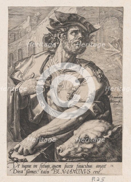 Benjamin, from The Twelve Sons of Jacob. Creator: Jacques de Gheyn II.