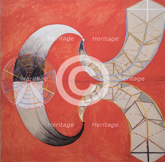 Group IX SUW, The Swan No. 9, 1915. Creator: Hilma af Klint (1862-1944).