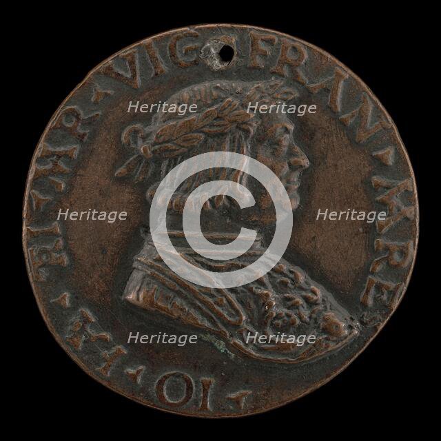 Gian Giacomo Trivulzio as a Laureate Warrior [obverse], early 16th century. Creator: Unknown.