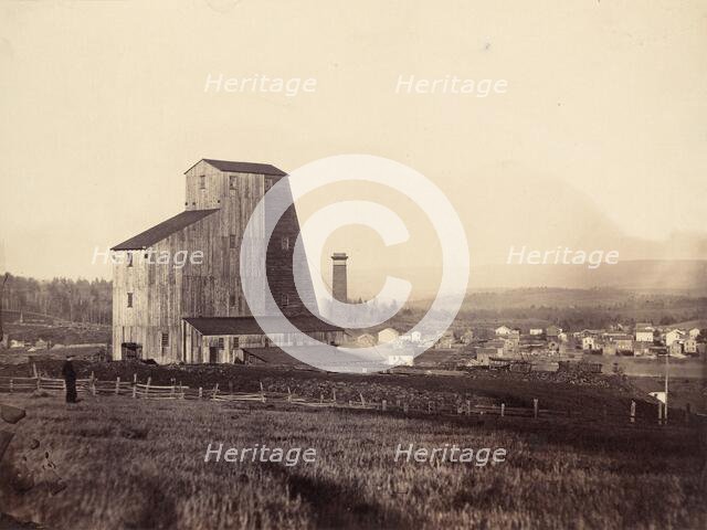 Von Storch Shaft, Del. & Hudson Canal Co., c. 1863-1865. Creator: Thomas H. Johnson.