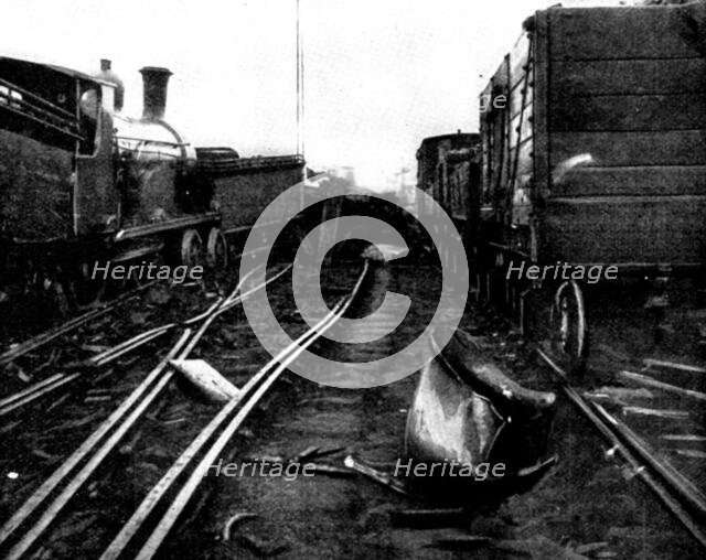 The accident to a Scotch Express, 1898. Creator: William Crooke.