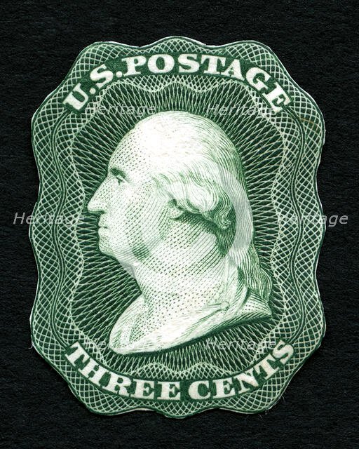 3c Washington essay, 1851. Creator: Unknown.