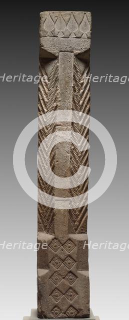 Hollow Tile: Column from Tomb-Chamber Doorway, 2nd Century. Creator: Unknown.