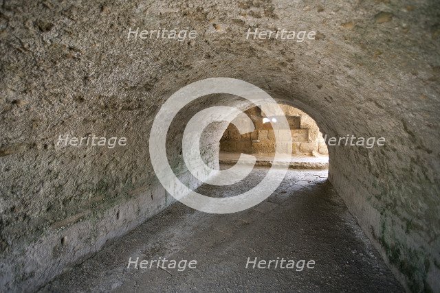 The Baths of Antoninus Pius at Carthage, Tunisia. Artist: Samuel Magal