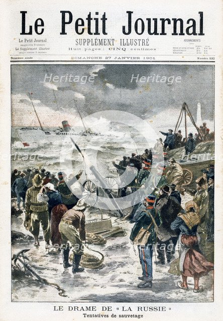 Attempts at Rescue, 1901. Artist: Unknown
