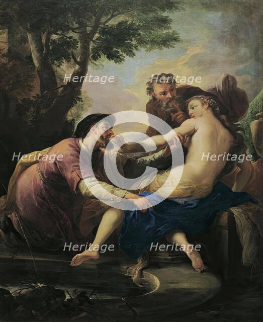 Susanna and the two old people, 1709. Creator: Martino Altomonte.