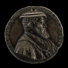 Charles V, 1500-1558, King of Spain 1516-1556, Holy Roman Emperor 1519 [obverse], 16th century. Creators: Unknown, Georg Fugger Group.