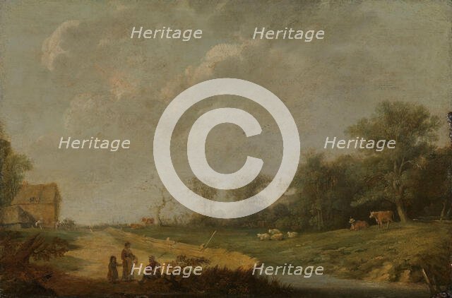 Dutch landscape, 17th century. Creator: Unknown.