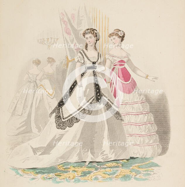 Bow-Bells, Paris Fashions, 1867. Creator: Unknown.