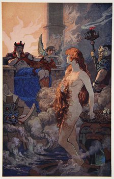 'Ishtar in Hades', 1915.  Artist: Ernest Wellcousins