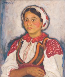 Woman from Luzná, 1938. Creator: Stefan Polkorab.