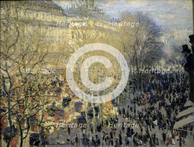 'Le Boulevard des Capucines', 1873.  Artist: Claude Monet