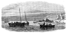 The Shellfish Supplies: crab-fishing off Fife Coast, 1862. Creator: Unknown.