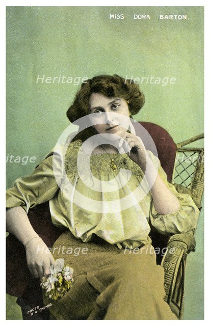 Dora Barton, British actress, c1905-1919.Artist: RW Thomas